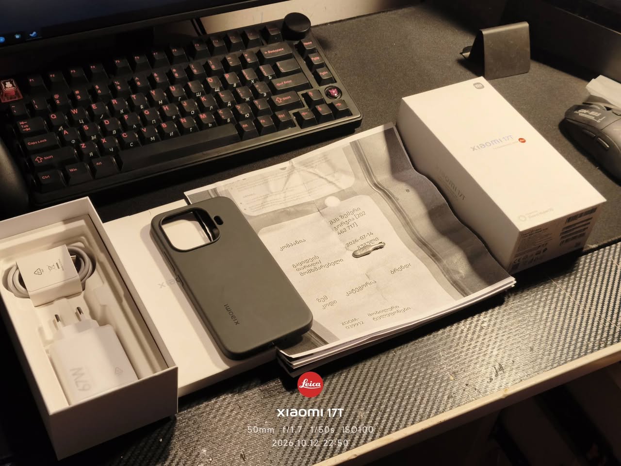 Xiaomi 17T 12/256GB, bir hafta kullanılmış