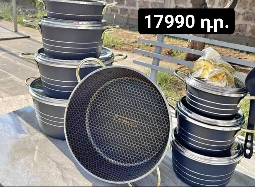 8 parçalık yapışmaz tencere seti