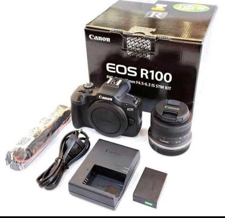 Canon EOS R100 տեսախցիկի հավաքածու