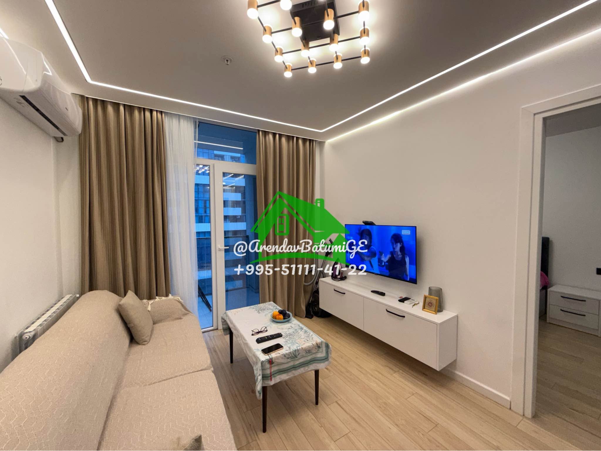 Batumi, Shartava street 27, 1+1, 50 m² — 600$