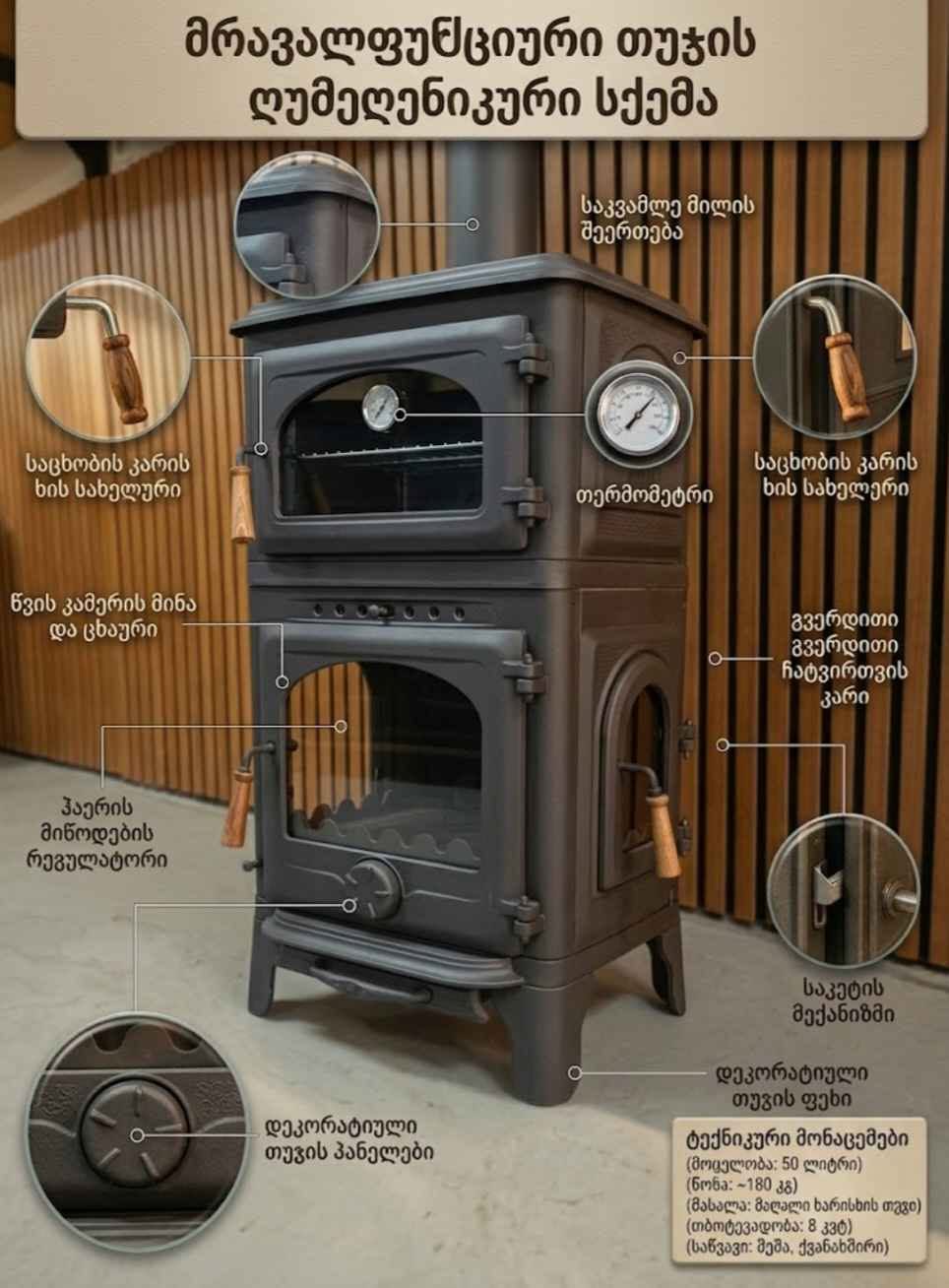 Bring us cast iron stoves on order at the lowest price.