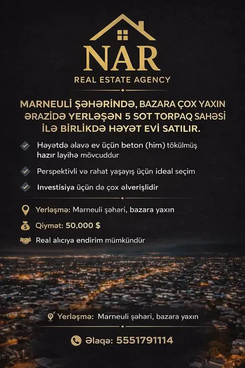Evin / Villası - 50.000$
