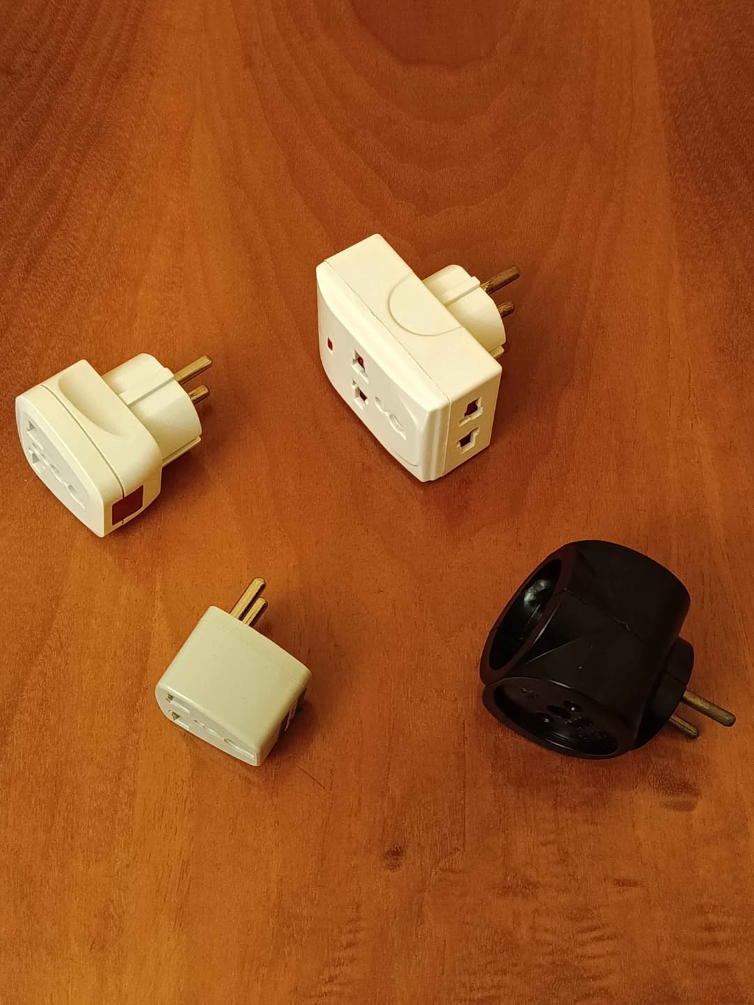 Travel plug adapters, several types