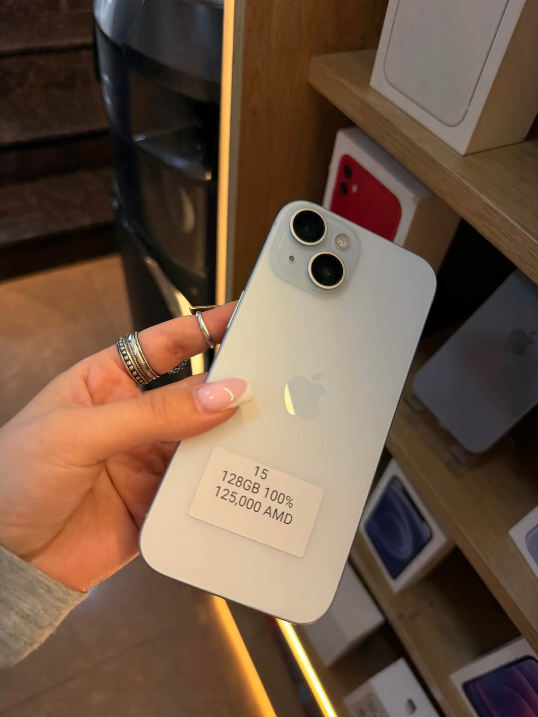 Iphone 15 🤍 128GB |100% •ապառիկ — 125,000֏