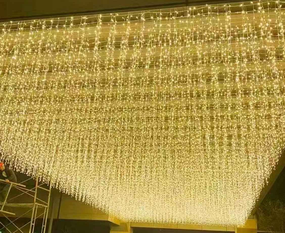 New Year's lights on Silicon