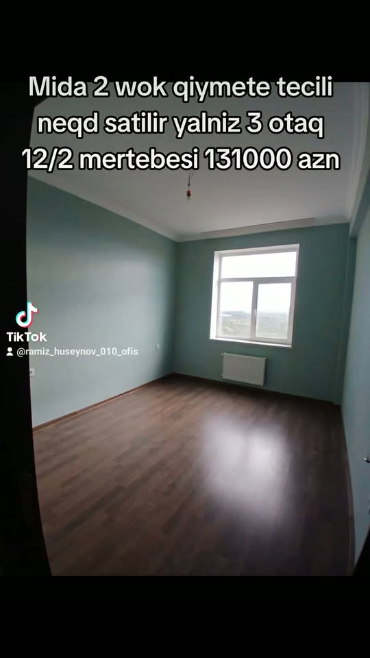 3 սենյականոց բնակարան վաճառքի է, Բաքու — 131,000 ₼