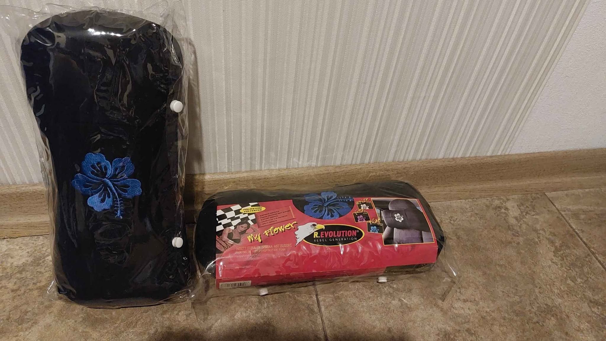 Car seat headrest pillows, 2 pcs, new