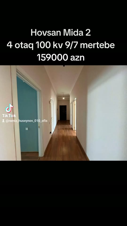 4 սենյականոց բնակարան վաճառվում է, Բաքու — 159,000 ₼
