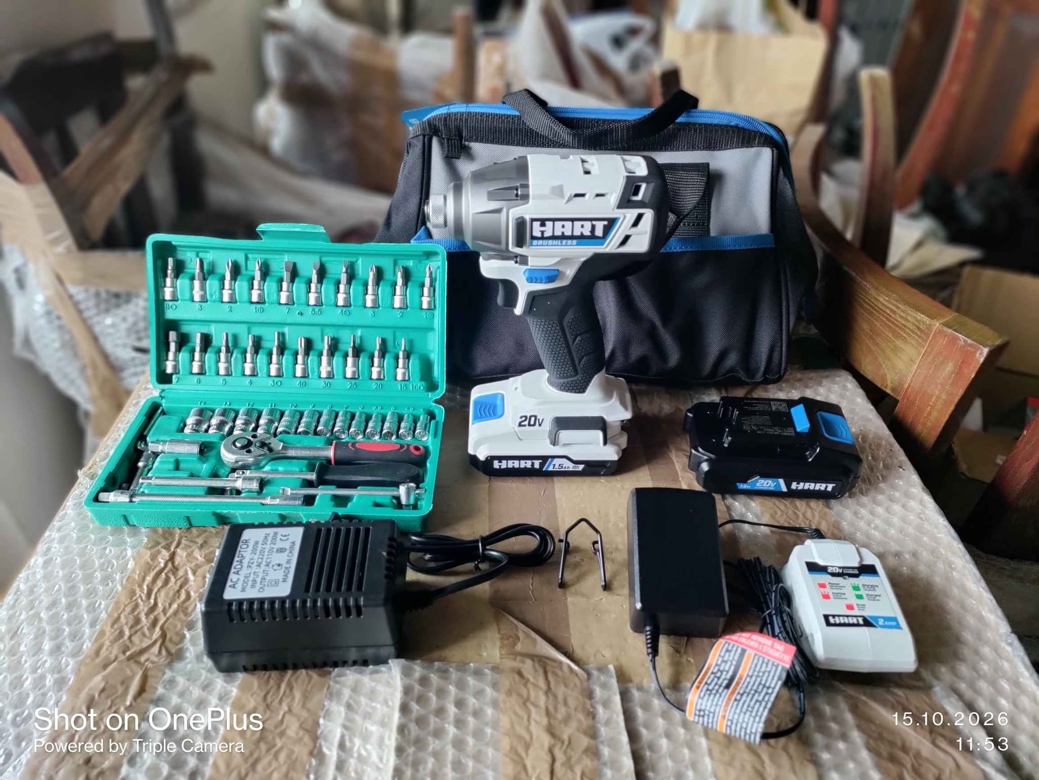 HART HPID26B 20-Volt ახალი უნახშირო ძრავზე — 350₾