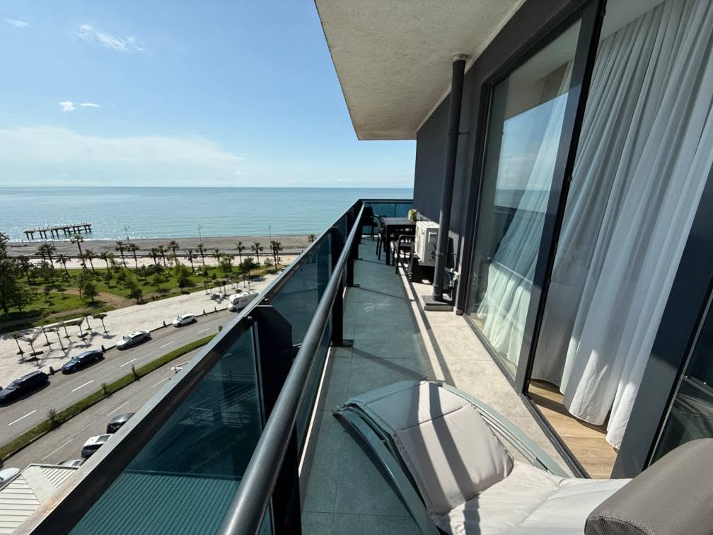 Арендная квартира 2+1 с видом на море, 50 м²