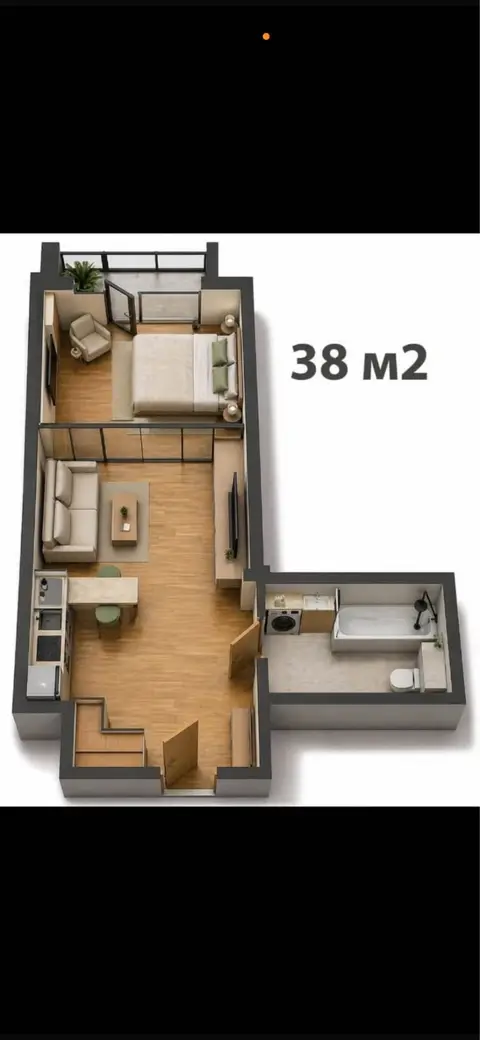 იყიდება ბინა, ბათუმი — $33,000