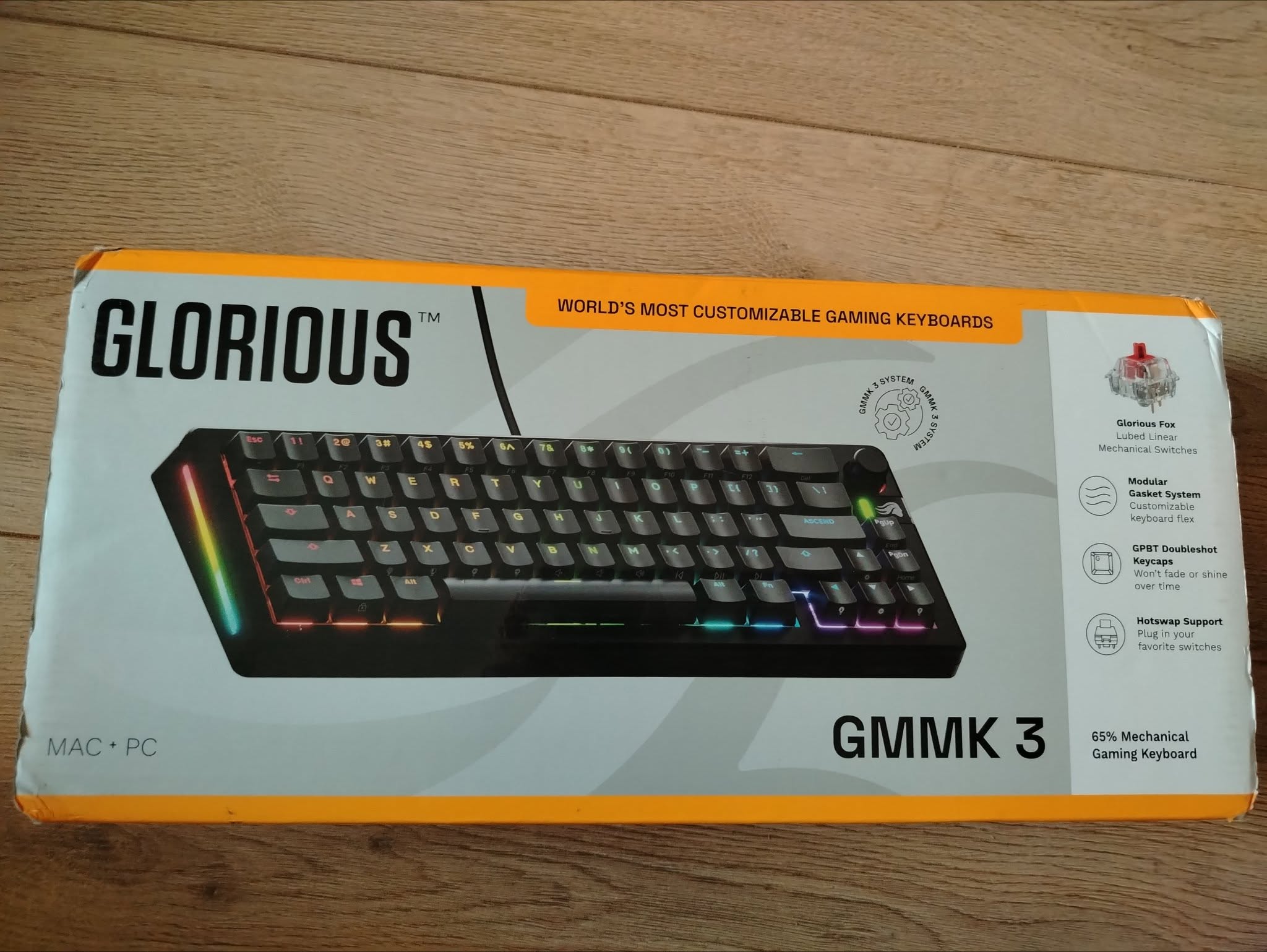 Glorious GMMK 3 65% mechanical keyboard