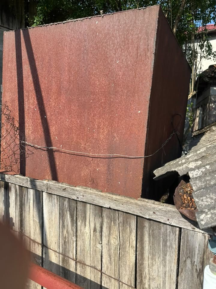 1800 litre kalın sac metal tank