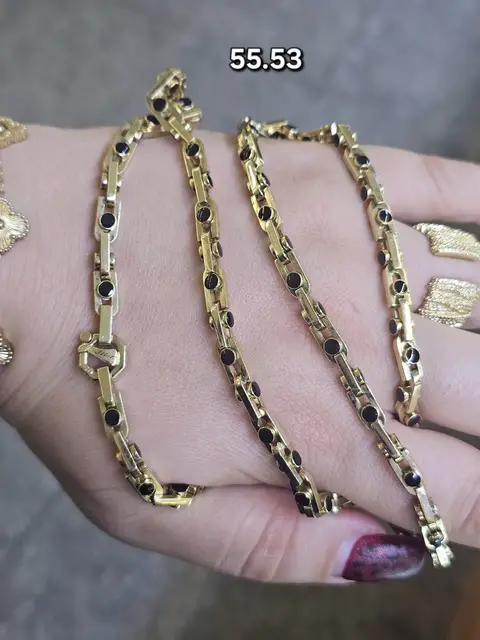 Gold earring 585 sample, 55.53 grams