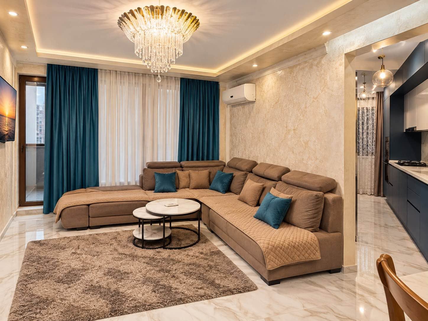 3-room apartment for rent, Tbilisi — $1,600