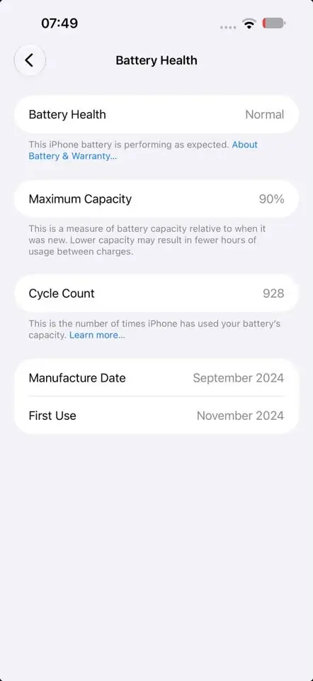 📱 იყიდება iPhone 16 Pro Max — 2,100₾