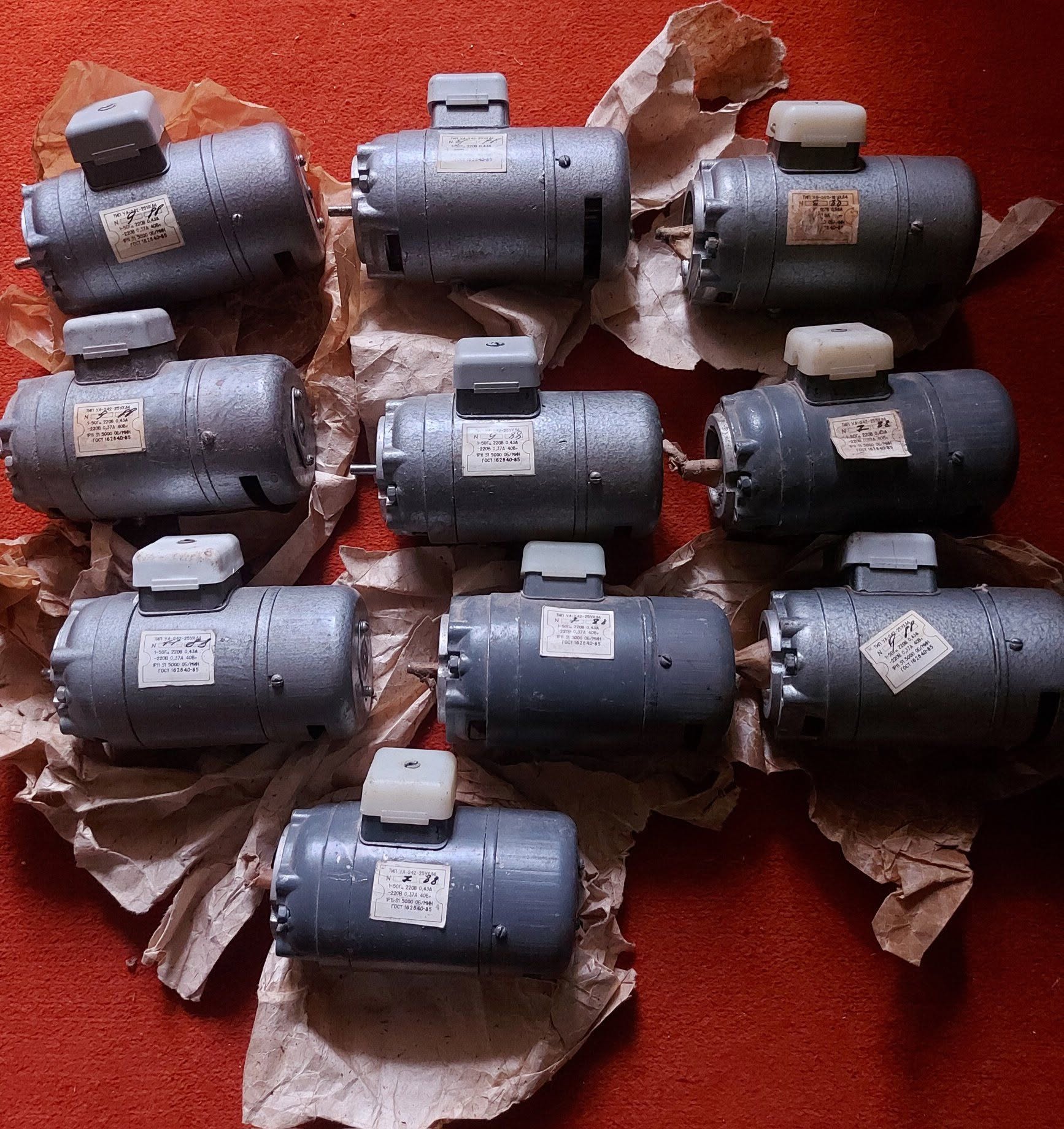 Elektrik motoru UA-042-25UXL4, 220V