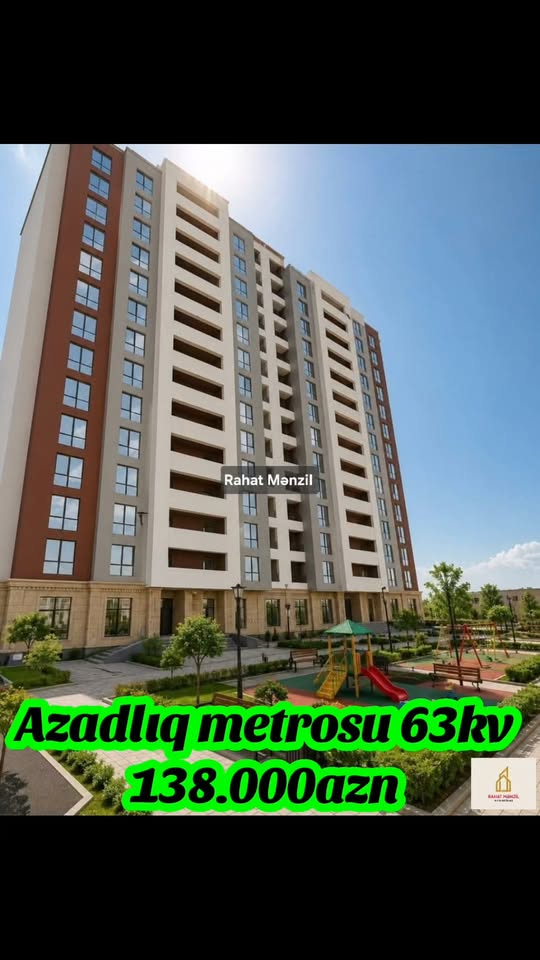 Satılır 2-otaqlı mənzil, Bakı — 138,000 ₼