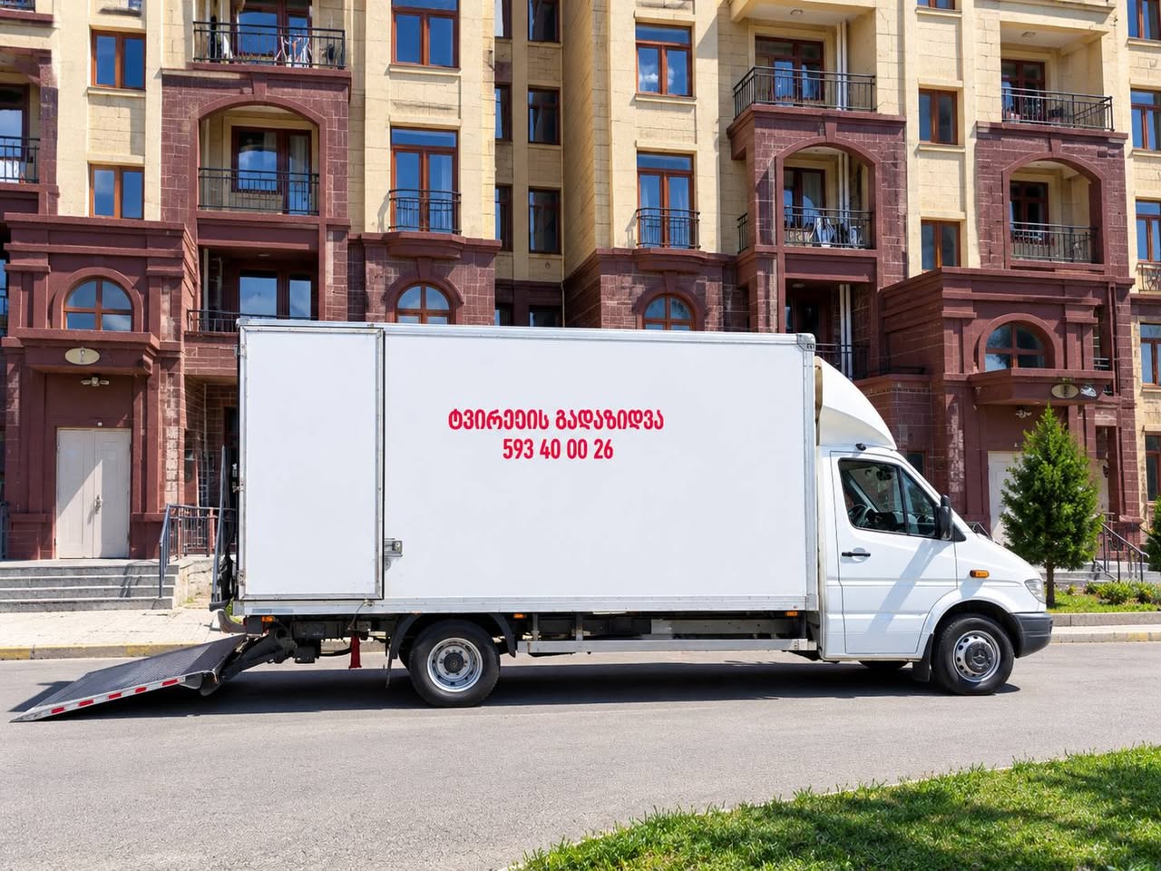 Tiflis'ten ilçelere yük taşımacılığı