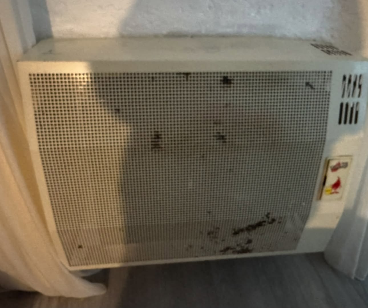 The white converter works normally