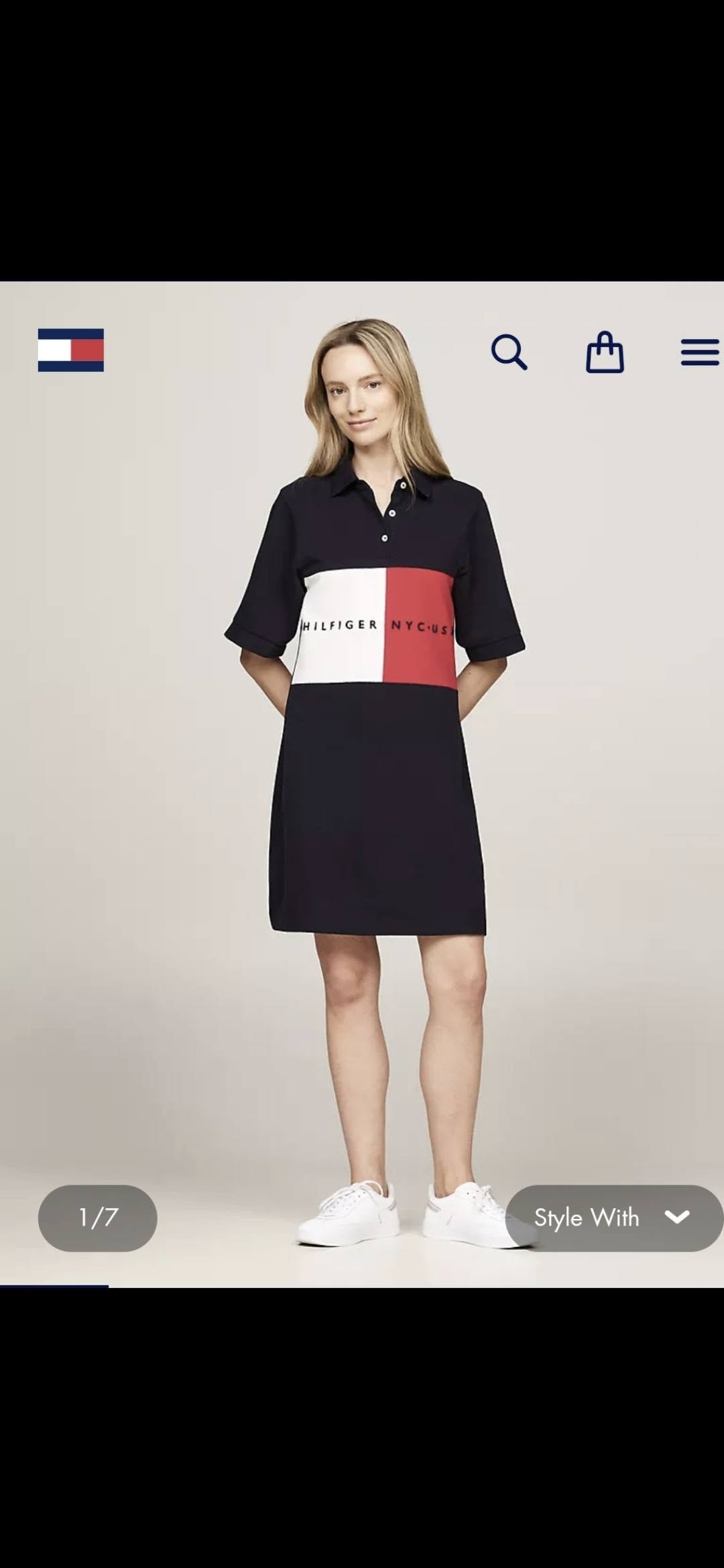 Orijinal Tommy Hilfiger paltarı, S ölçü