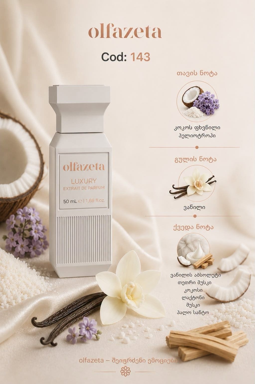 Olfazeta Luxury perfume 50 ml