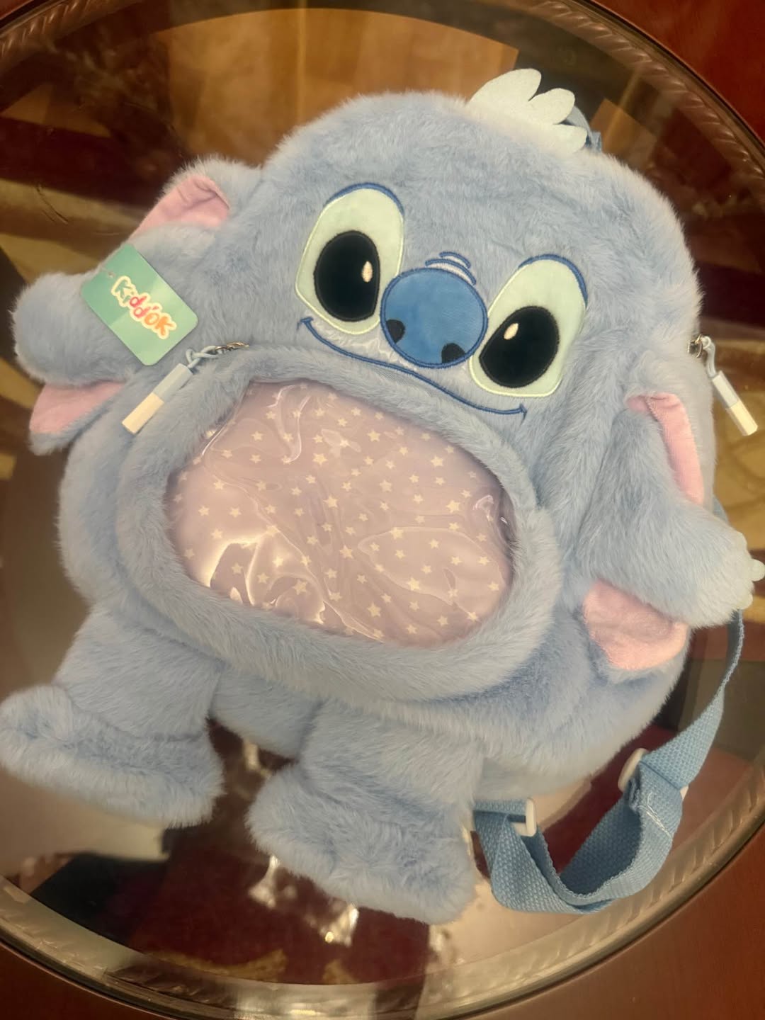 Նոր Stitch փափուշ պայուսակ թիթեղով