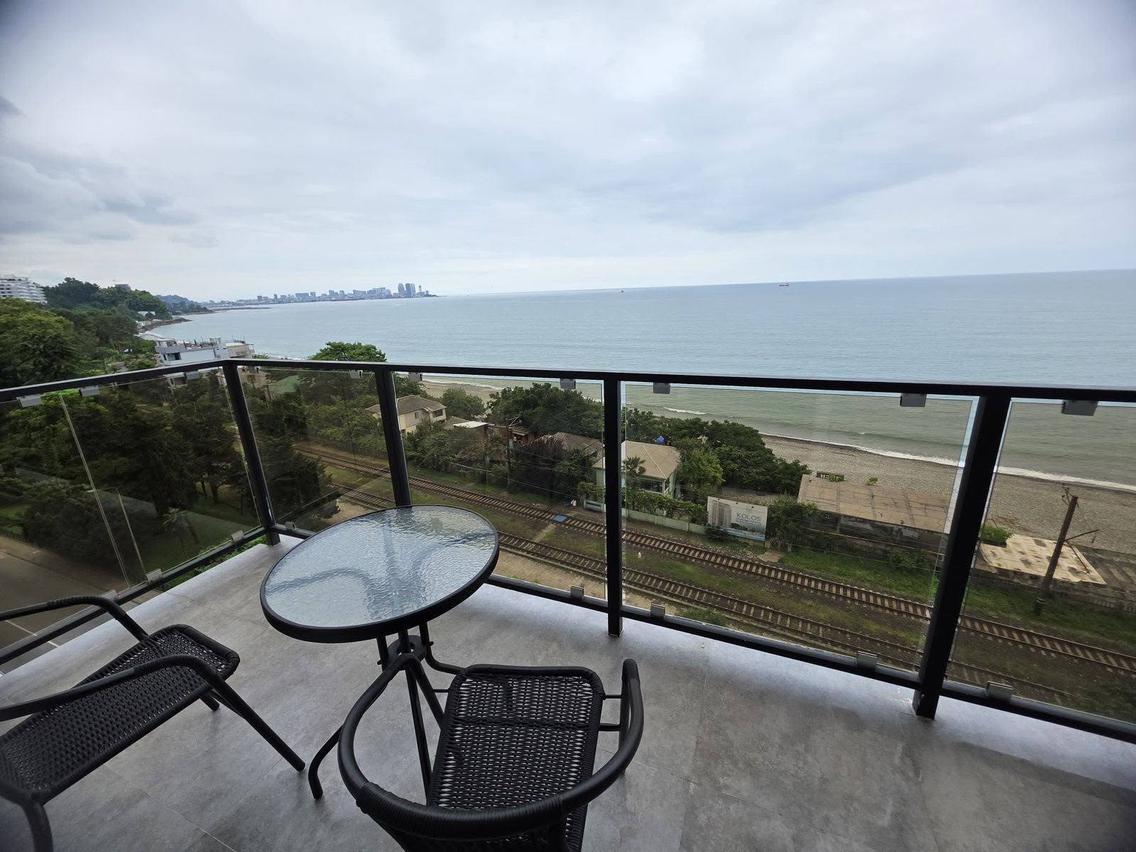 Batum'da 2+1 Kiralık Daire, deniz manzaralı