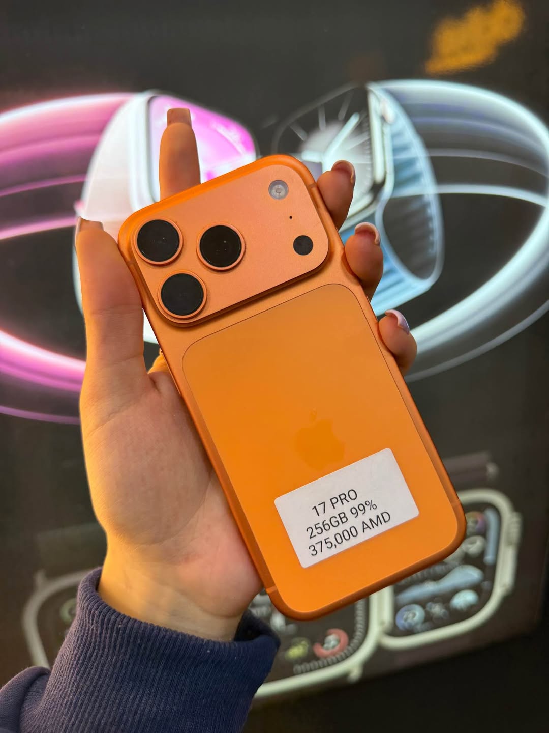 iPhone 17 pro 256gb 99% 375 — 375,000֏
