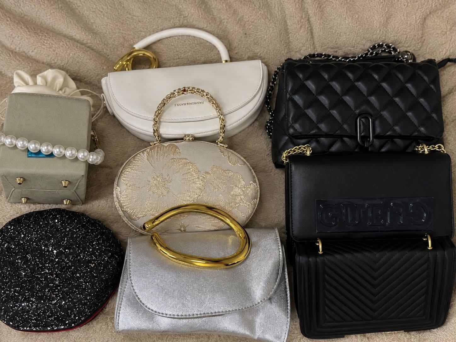 Collection of bags, various models