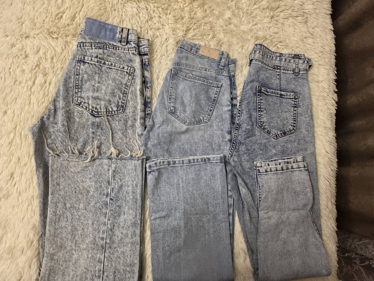 Cheap women's jeans in various styles