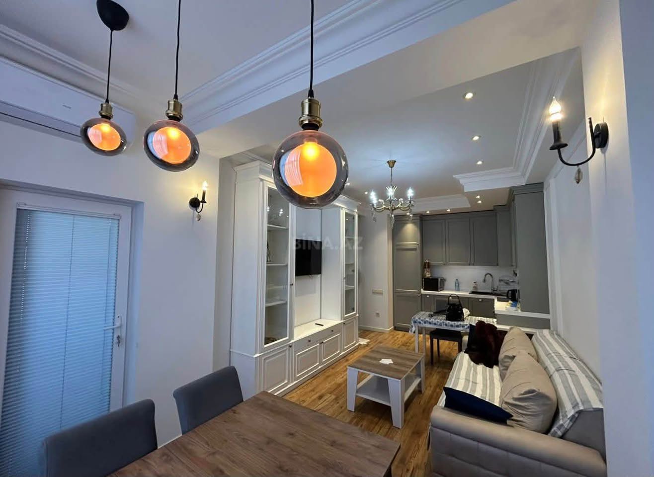 2 oda daire lüks sitede kiraya veriliyor - 1,200₼