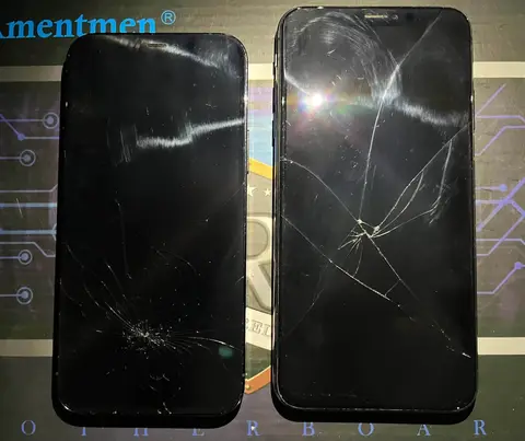 iPhone 12 Pro და XS Max, გატეხილი ეკრანი