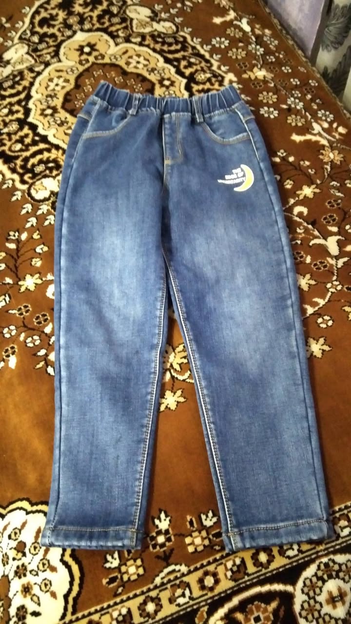 Children's jeans, sizes for 5 to 8 years old