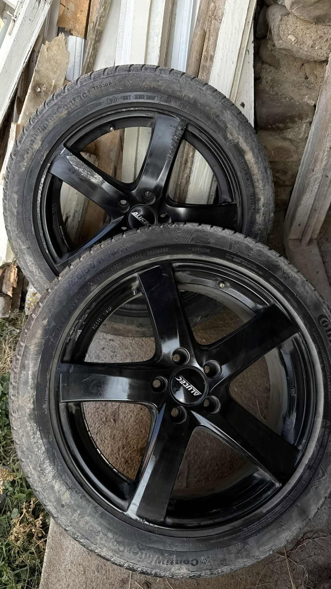 Alaşım jantlar 5x112, 18 inç, lastiklerle birlikte