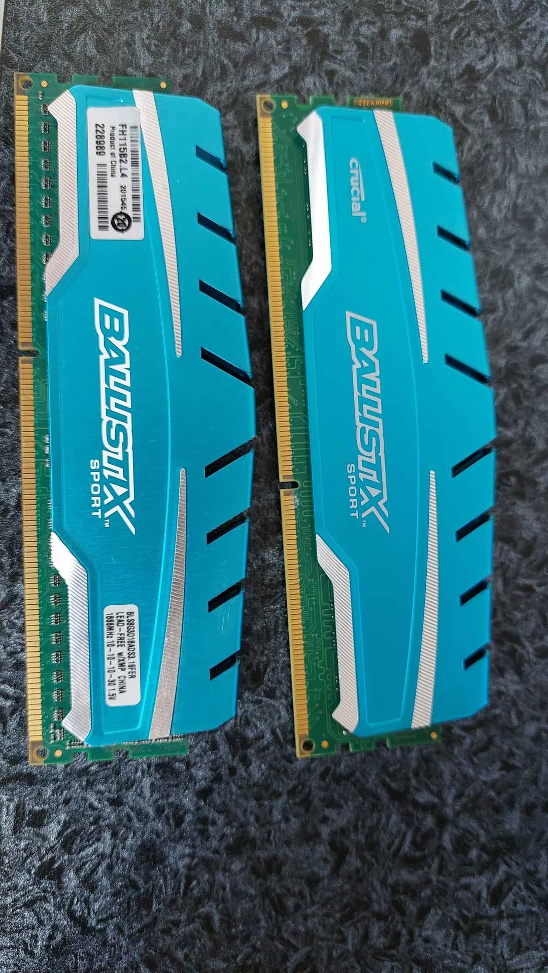 DDR3 ოპერატიული მეხსიერება, 9 ცალი