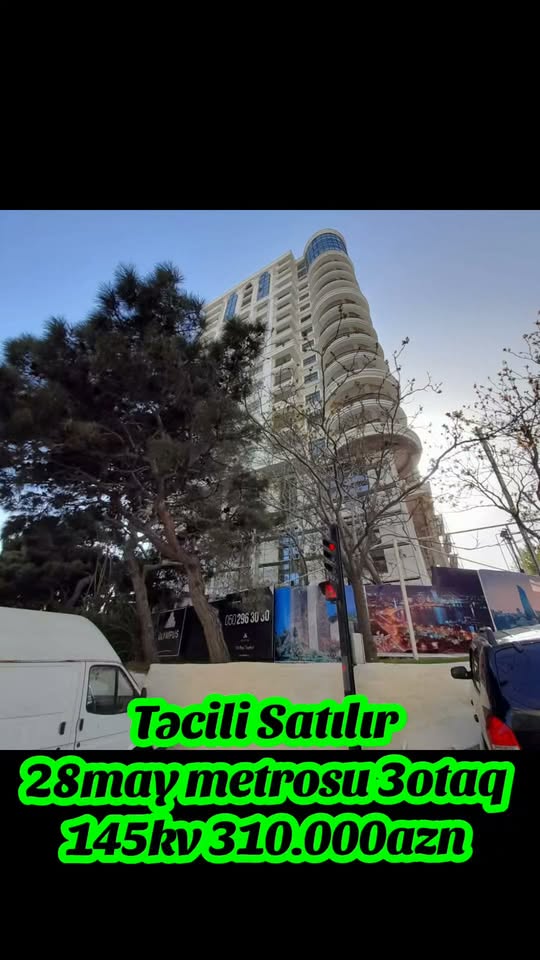 3 ოთახიანი ბინა იყიდება, ბაქო — 310,000 ₼