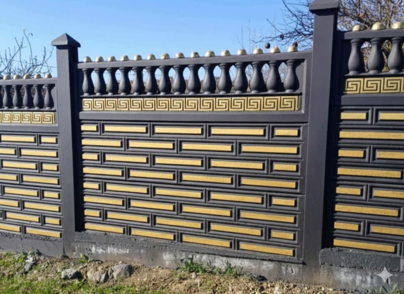 Dekoratif çitlerin 🚛 teslimi, servisi ve montajı