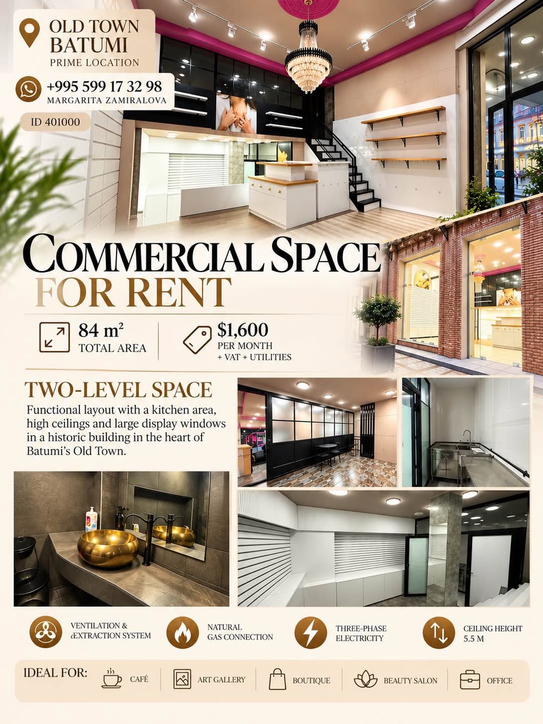 Kommerciya mülkiyyəti, Batumi — $1,600
