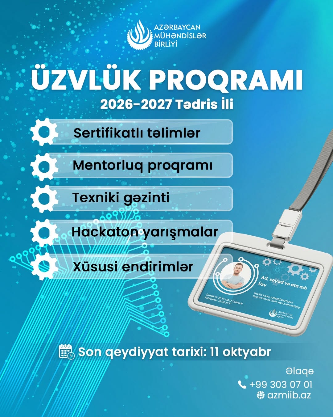 1. Mühəndislik tələbələri, bu proqram sizin