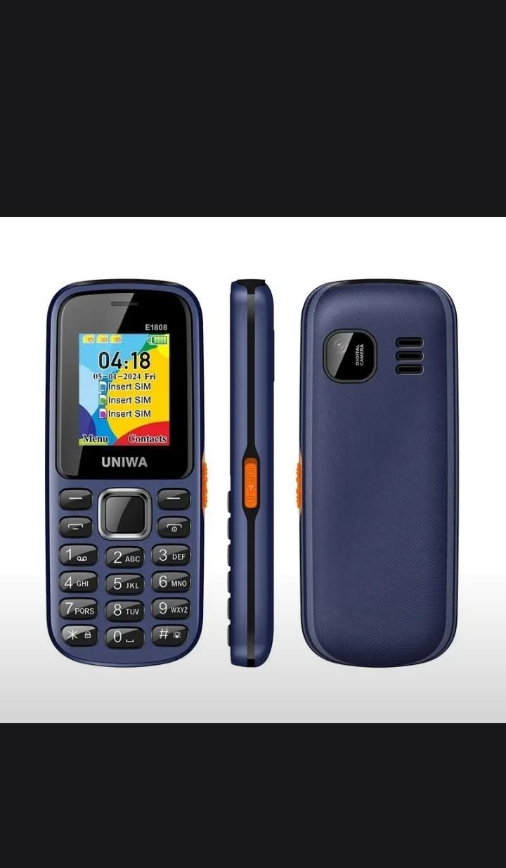 Мобильный телефон UNIWA E1808, синий