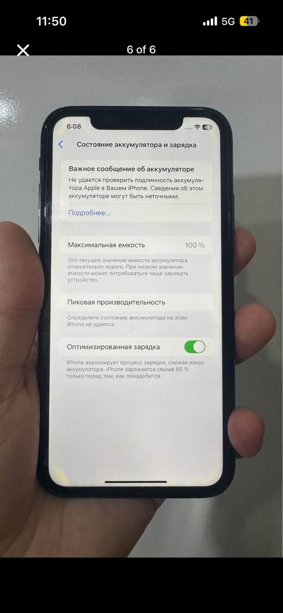 iPhone X iyi durumda satılık, bataryası 100'e kadar