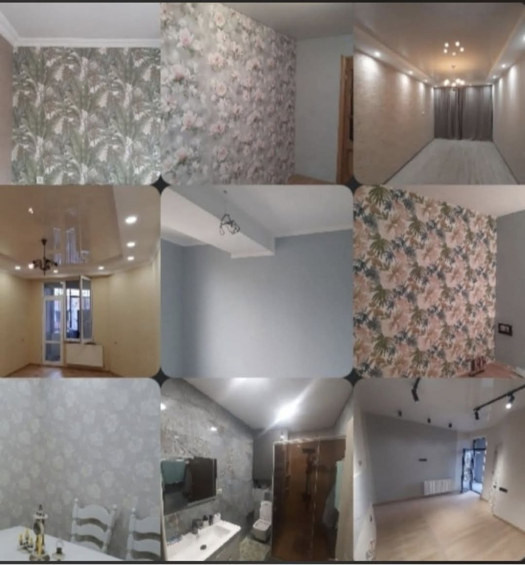 Spalerlerin döşenmesi, boya işleri, laminat döşenmesi