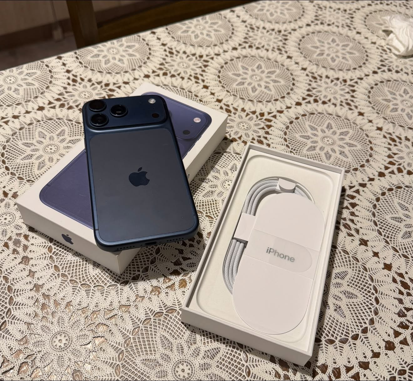 iPhone 17 Pro Max 256GB Deep Blue, yeni