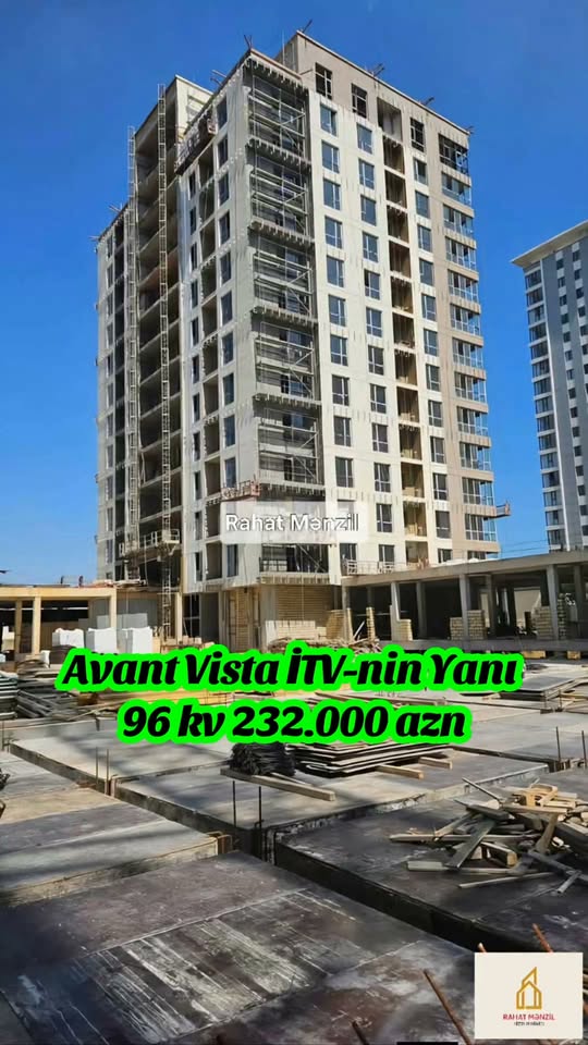 2-room apartment for sale, Baku — 232,000 ₼