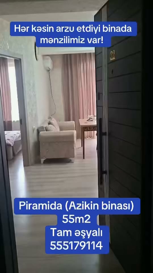 Там меблированная квартира 55 м², Piramida