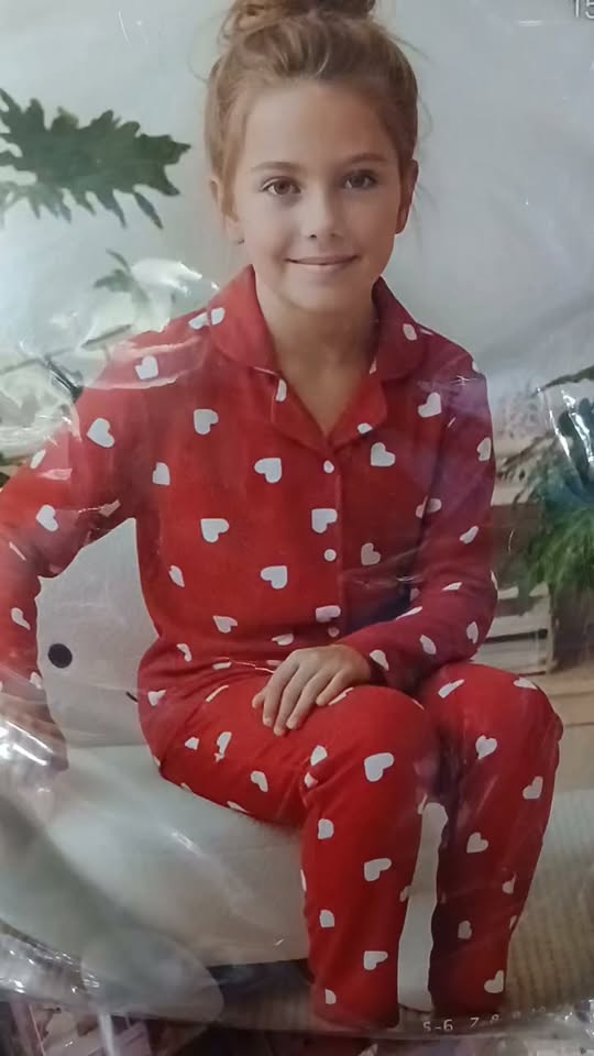 Uşaq pijaması 100% pambıq, 12 yaşadək