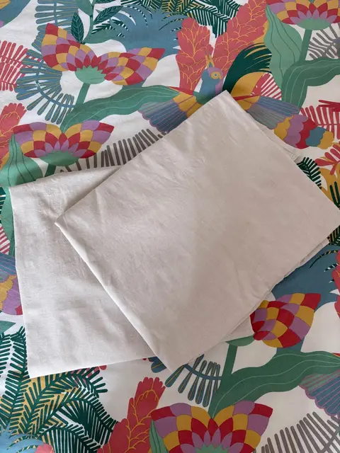 IKEA beige cotton curtains, 2 pieces, 260 cm
