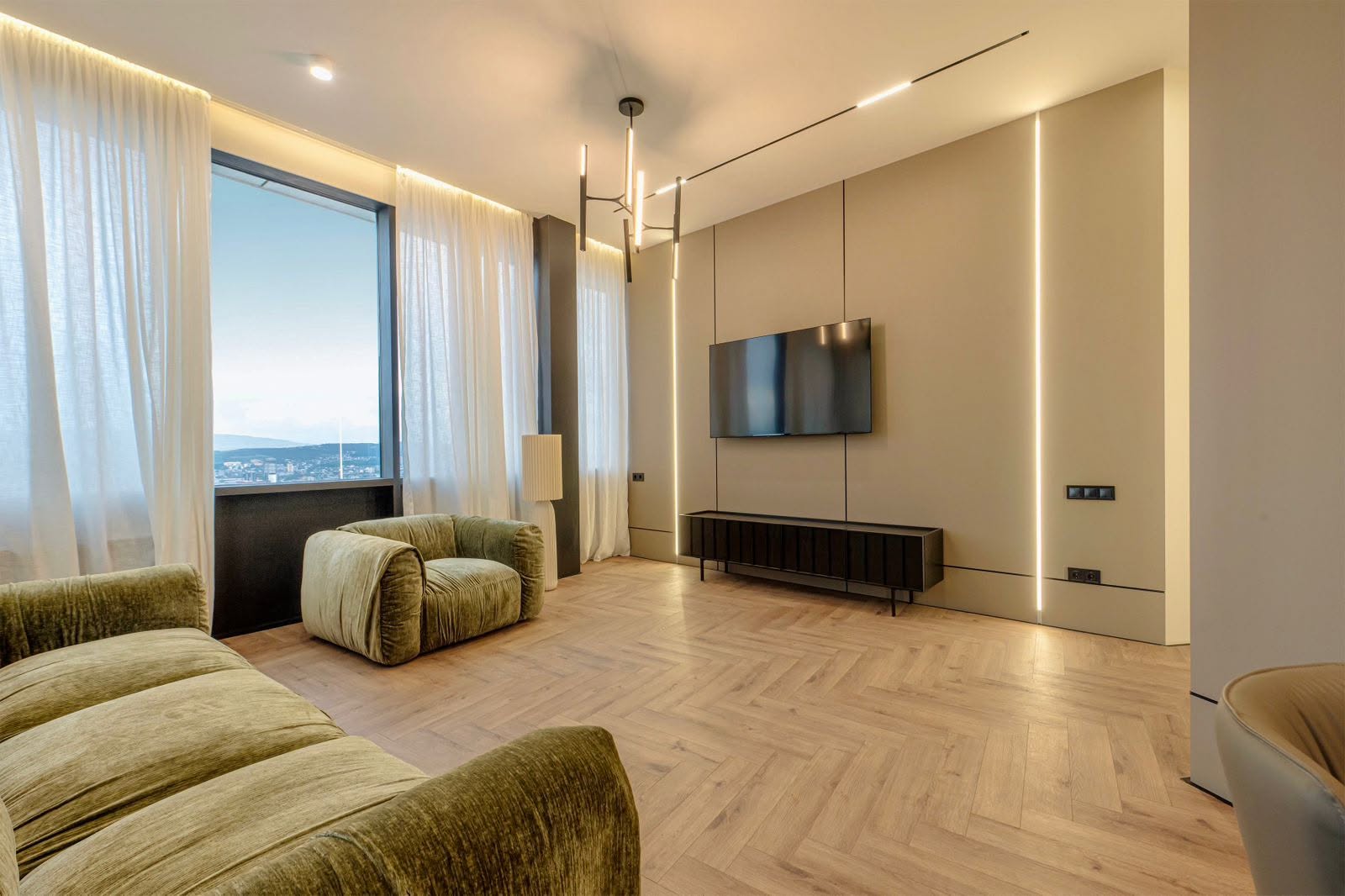 2 otaqlı mənzil kirayə, Tbilisi — $3,200