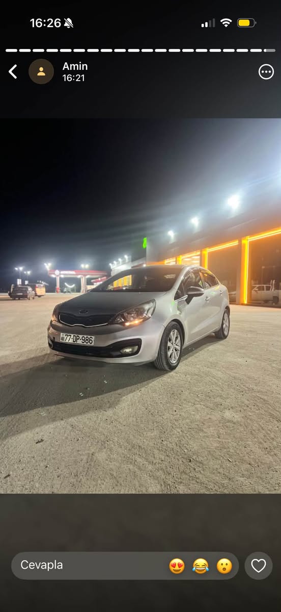 Kia Rio 2014, arxa kamera